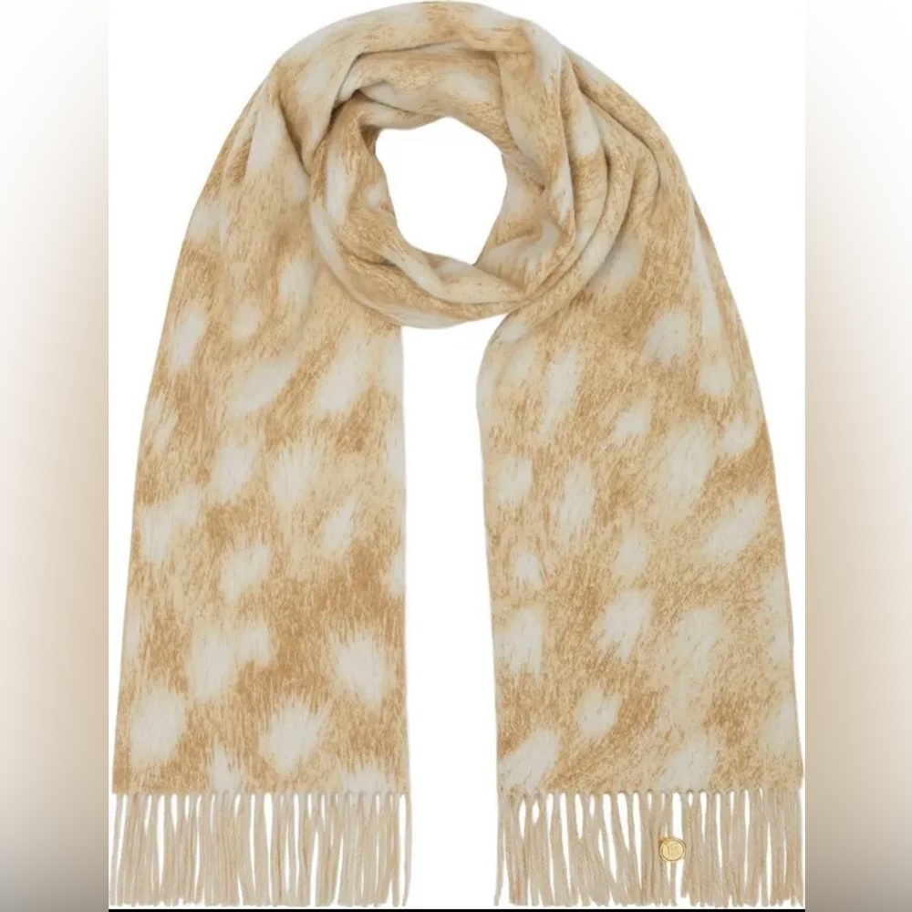 Burberry Photographic Deer Wool Scarf